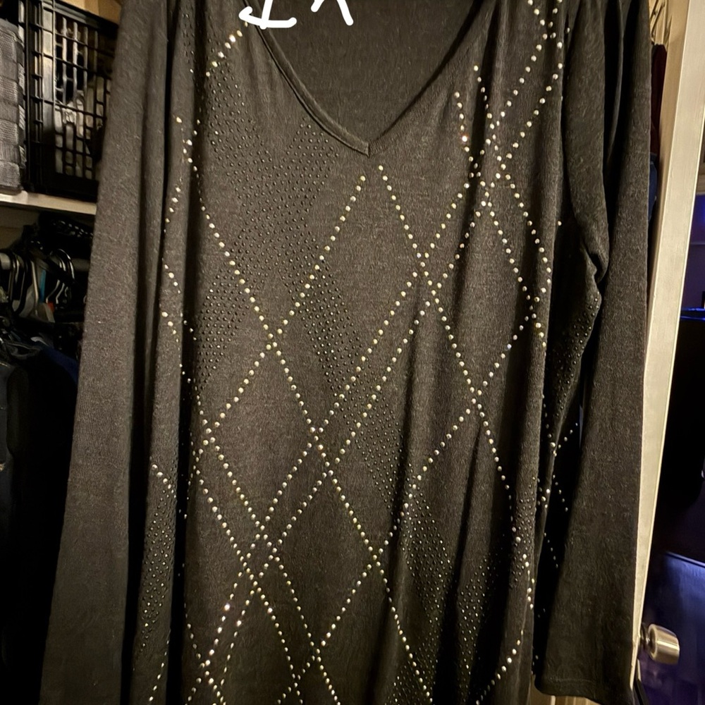 Studded Women's Jersey Top